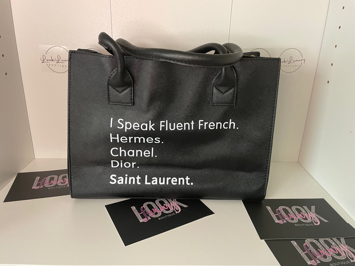 I Speak Fluent French bags