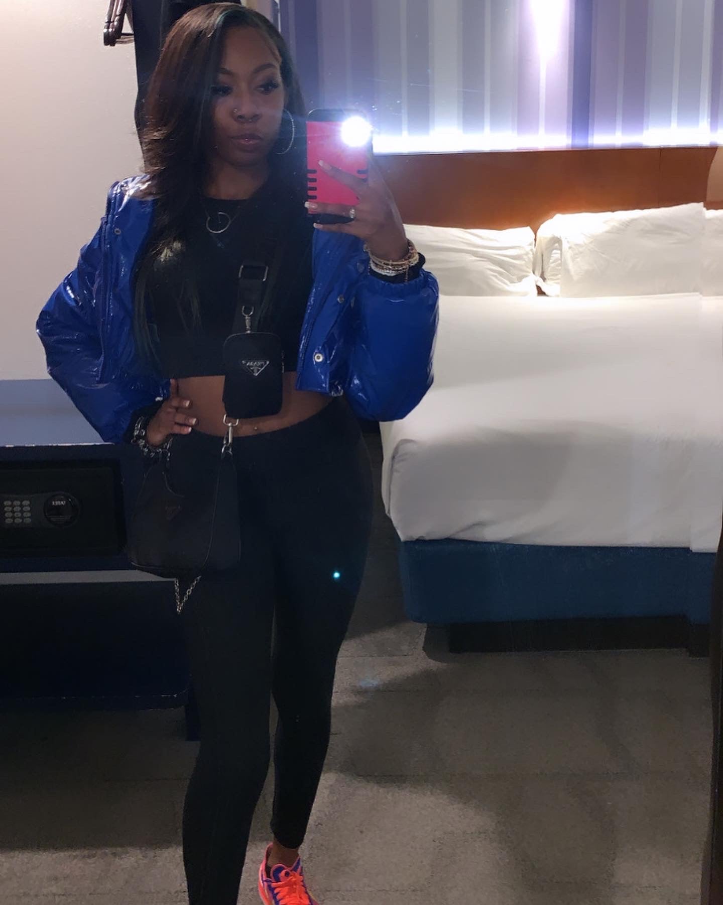 Crop puffer jacket