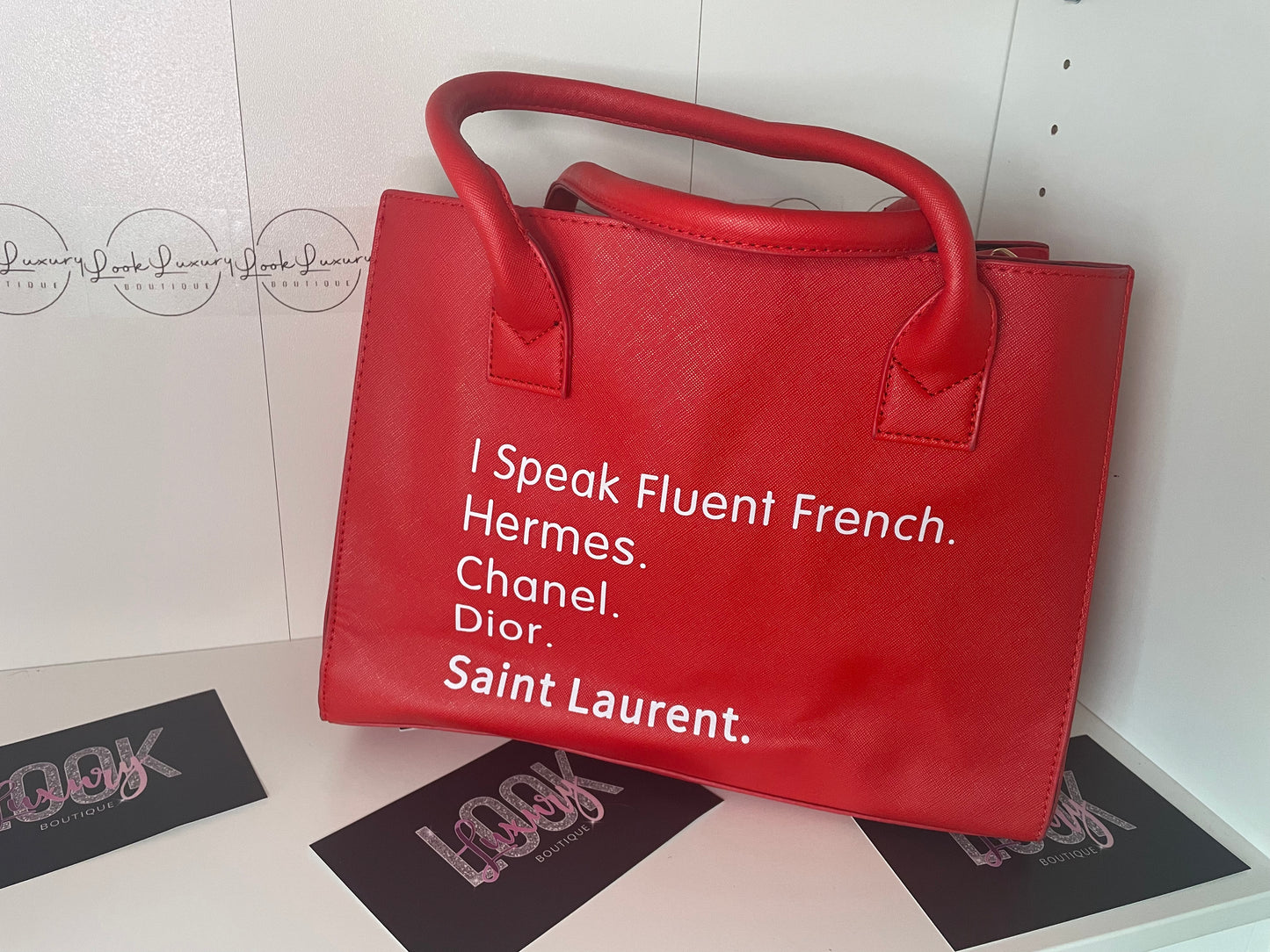 I Speak Fluent French bags