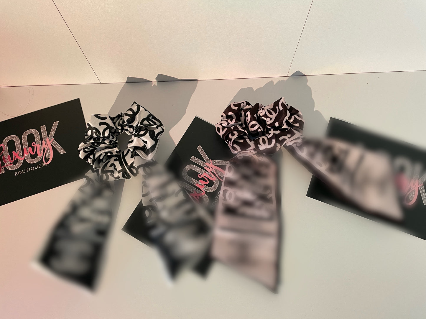 Luxury scrunchies