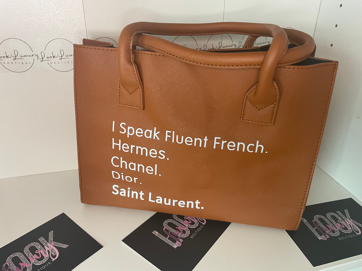 I Speak Fluent French bags
