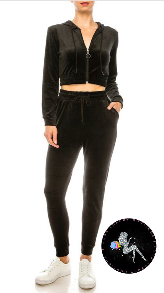 Crop Jogger Set