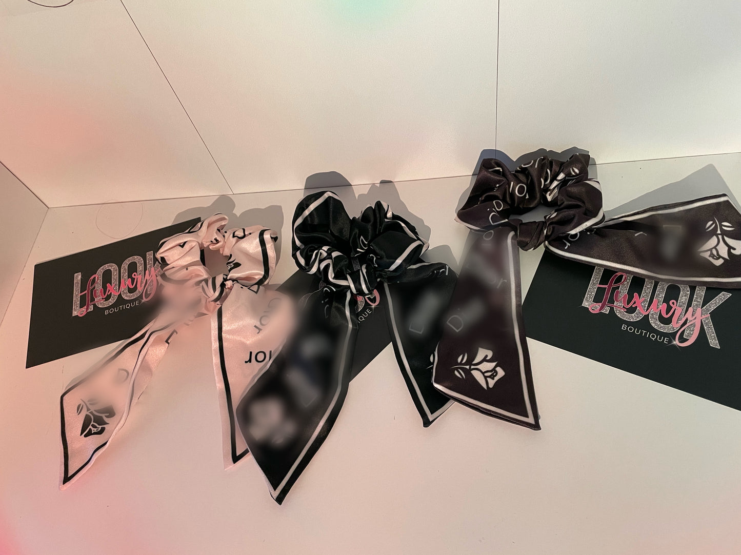 Luxury scrunchies